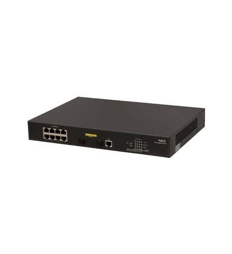 NEC B02014-F1005 QX-S1008GT-2G-PW, 8 x 1 Gigabit PoE ps. - High quality product image showing NEC B02014-F1005 QX-S1008GT-2G-PW, 8 x 1 Gigabit PoE ps. details and features