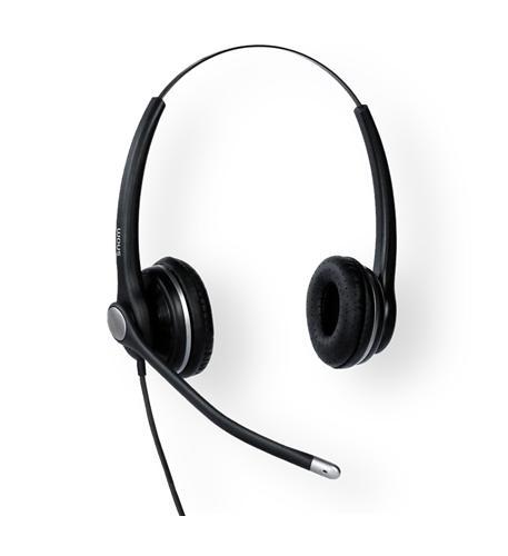 SNOM A100D Wired Binural Headset with QD RJ9