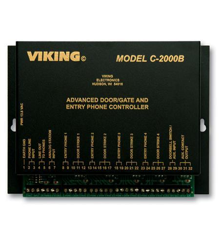 VIKING C-2000B Advanced door/gate entry phone controller - High quality product image showing VIKING C-2000B Advanced door/gate entry phone controller details and features
