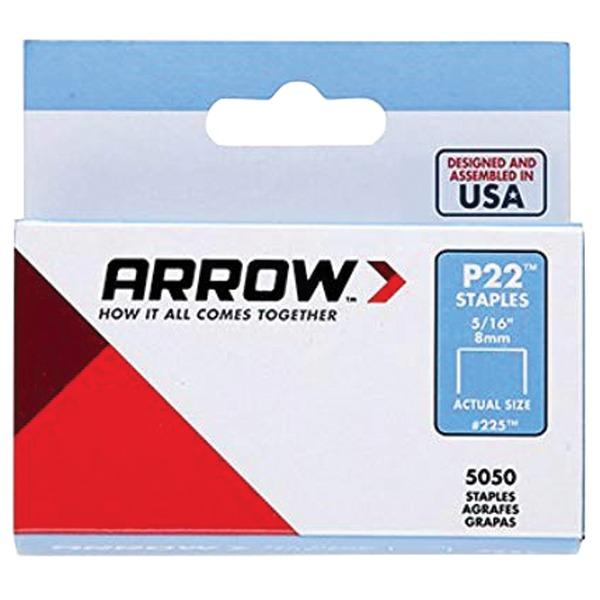ARROW 225 P22 Plier Staples, 5,050 pack (5/16 Inches) - High quality product image showing ARROW 225 P22 Plier Staples, 5,050 pack (5/16 Inches) details and features