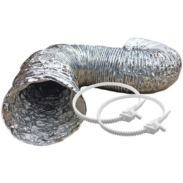 BUILDERS BEST 110673 4 INCH x 8ft SilverDuct Dryer Transition Duct Kit - The Twister Group Tools product
