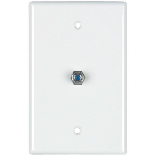 DATACOMM 32-2024-WH 2.4GHz Coaxial Wall Plate (White)