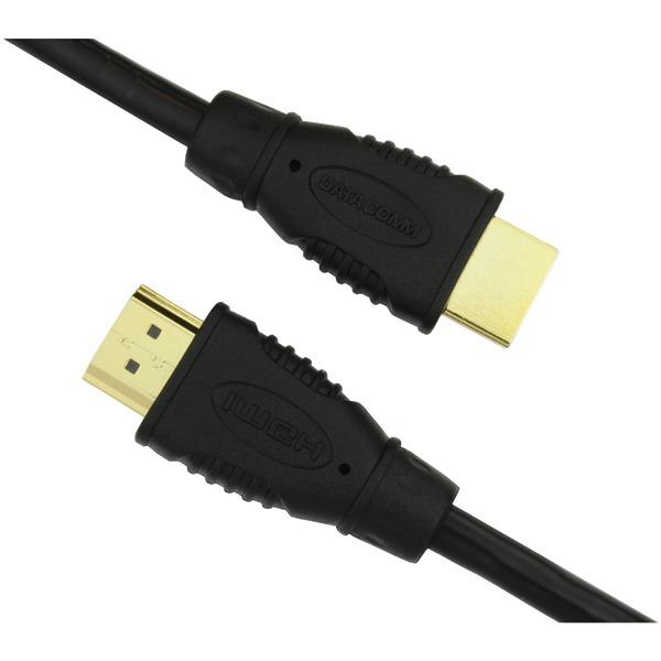DATACOMM 46-1000-BK 10.2Gbps High-Speed HDMI Cable (1.5ft)