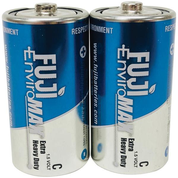 FUJIFILM 3200BP2 EnviroMax C Extra Heavy-Duty Batteries, 2 pk