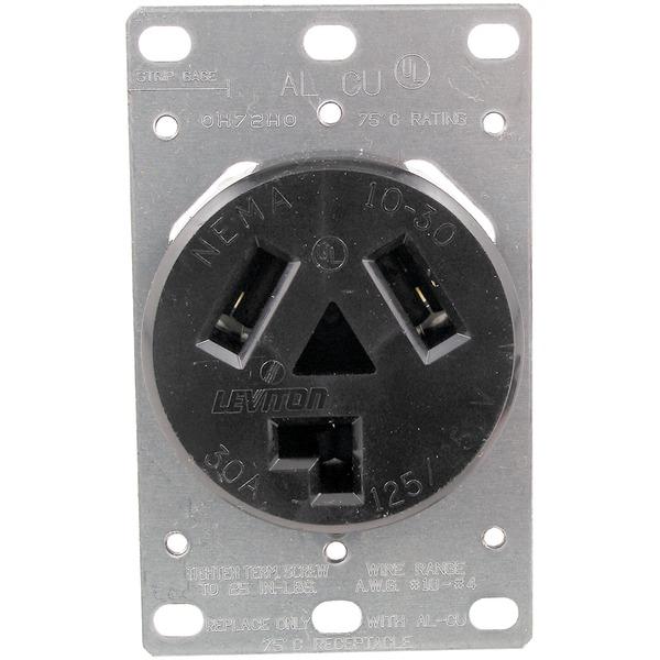 NO LOGO 5207 Single-Flush Dryer Receptacle (3 wire) - High quality product image showing NO LOGO 5207 Single-Flush Dryer Receptacle (3 wire) details and features