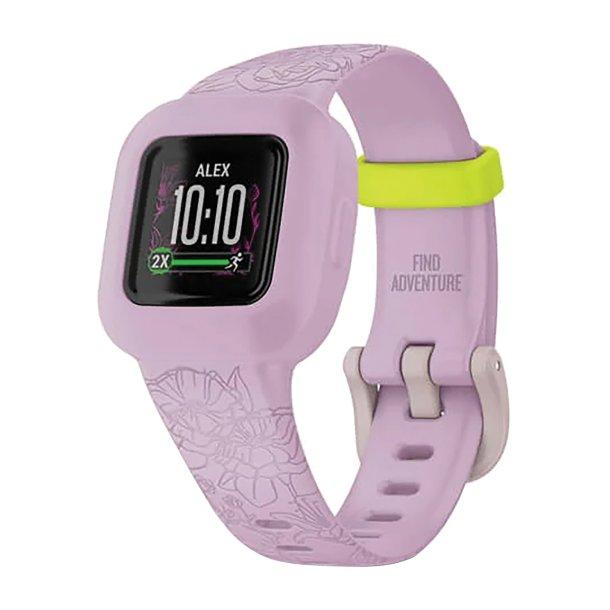 GARMIN 010-02441-21 vivofit jr. 3 Fitness Tracker (Lilac Floral) - High quality product image showing GARMIN 010-02441-21 vivofit jr. 3 Fitness Tracker (Lilac Floral) details and features