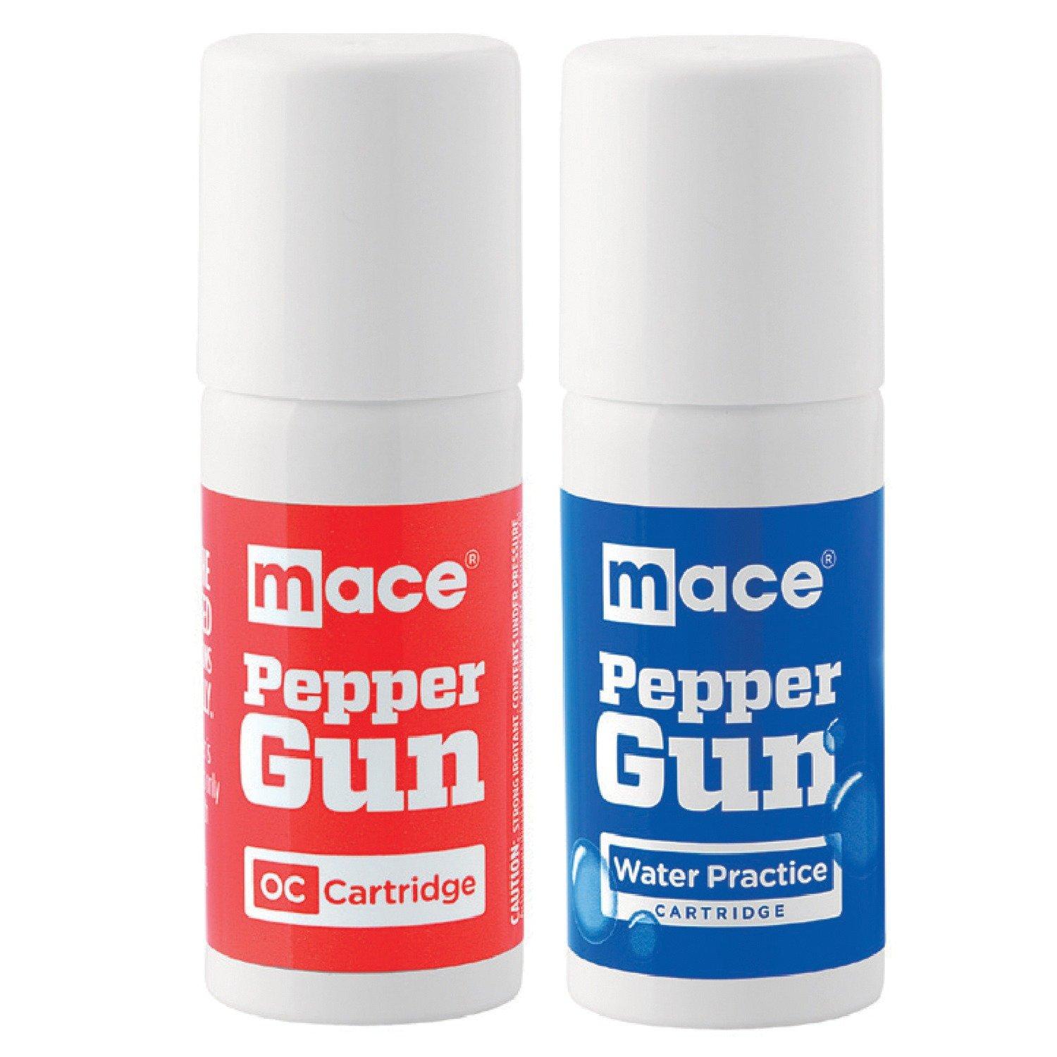 MACE 80822 Replacement OC Pepper and Practice Water Cartridge for Pepper Guns - High quality product image showing MACE 80822 Replacement OC Pepper and Practice Water Cartridge for Pepper Guns details and features