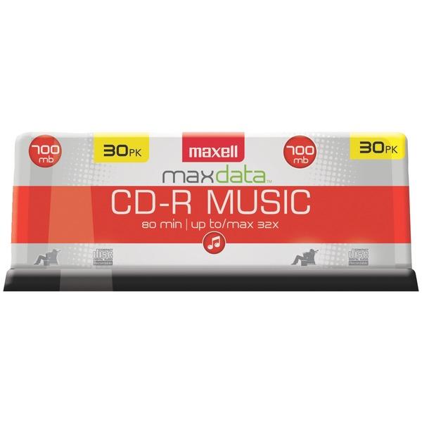 MAXELL 625335 80-Minute Music CD-Rs (30-ct Spindle)