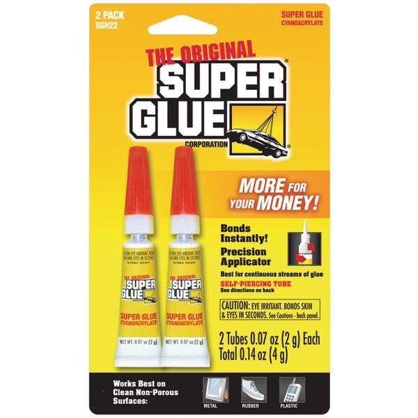 SUPER GLUE SGH22-12 Tubes, 2 pk - High quality product image showing SUPER GLUE SGH22-12 Tubes, 2 pk details and features