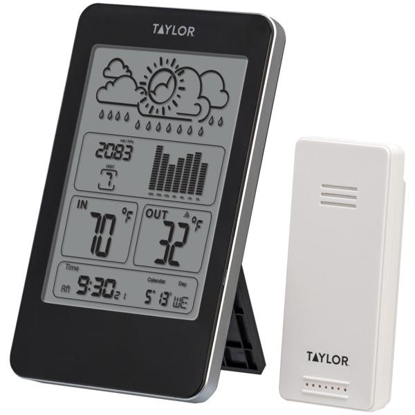TAYLOR 1733 Indoor/Outdoor Digital Thermometer with Barometer & Timer - The Twister Group Tools product