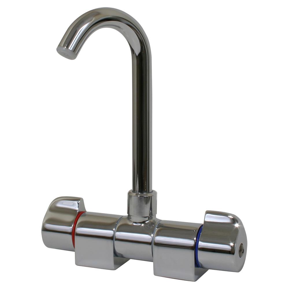 SCANDVIK 10474P FOLDING SPOUT MIXER CHROME - High quality product image showing SCANDVIK 10474P FOLDING SPOUT MIXER CHROME details and features