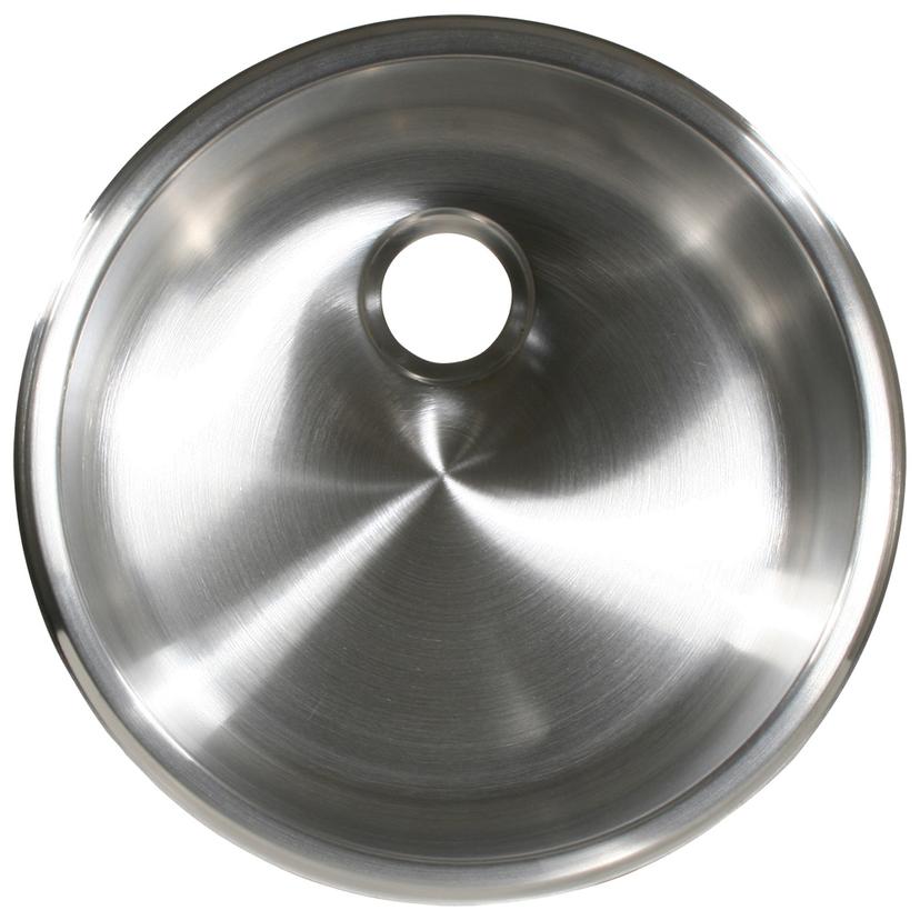 SCANDVIK 10242 SS 11 5/8 INCH X 5 INCH CYLINDRICAL SINK BRUSHED