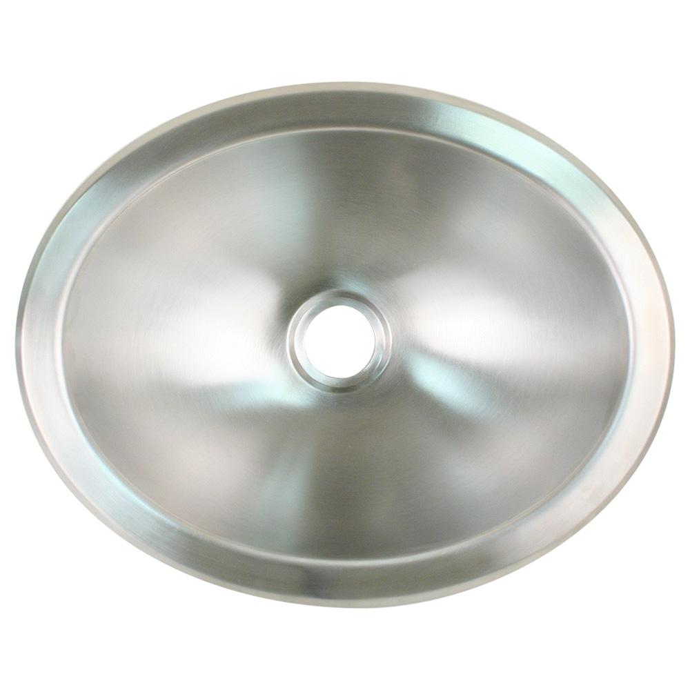 SCANDVIK 10281 BRUSHED SS OVAL SINK - 13.25 INCH X 10.5 INCH - High quality product image showing SCANDVIK 10281 BRUSHED SS OVAL SINK - 13.25 INCH X 10.5 INCH details and features