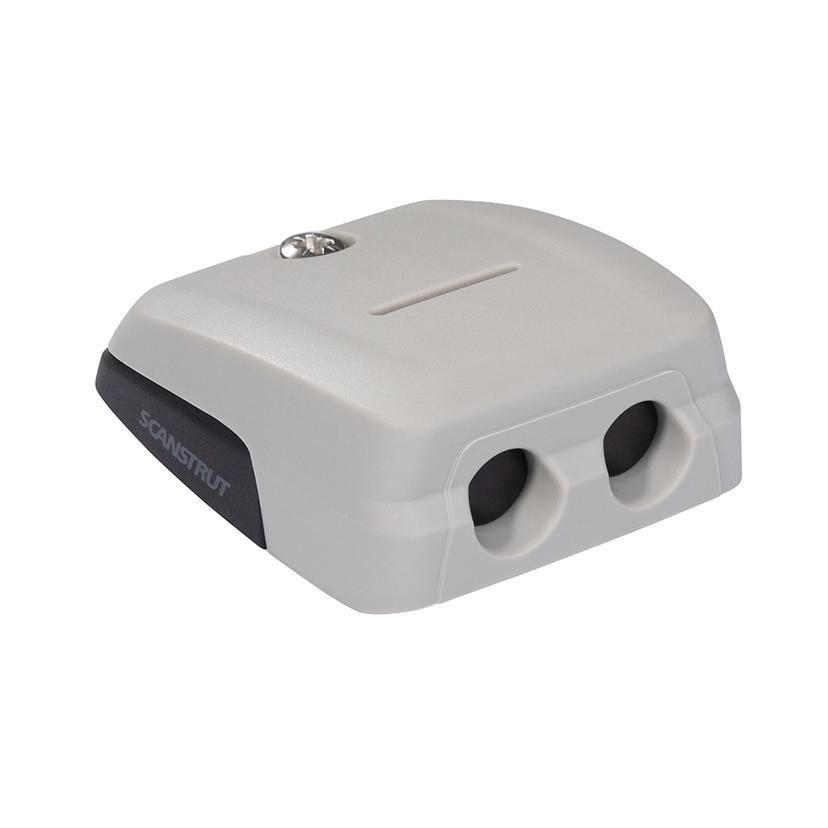 SCANSTRUT DS-HD10 Horizontal Double-Entry Cable Seal - Grey - Multiple Cable Combinations