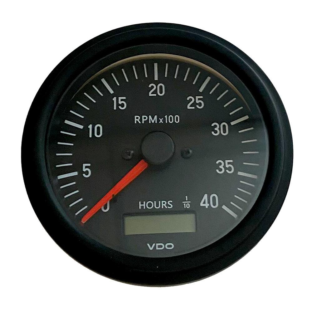 VDO 333-93500 Cockpit International Gen II 4K RPM Tachometer w/Hourmeter - High quality product image showing VDO 333-93500 Cockpit International Gen II 4K RPM Tachometer w/Hourmeter details and features