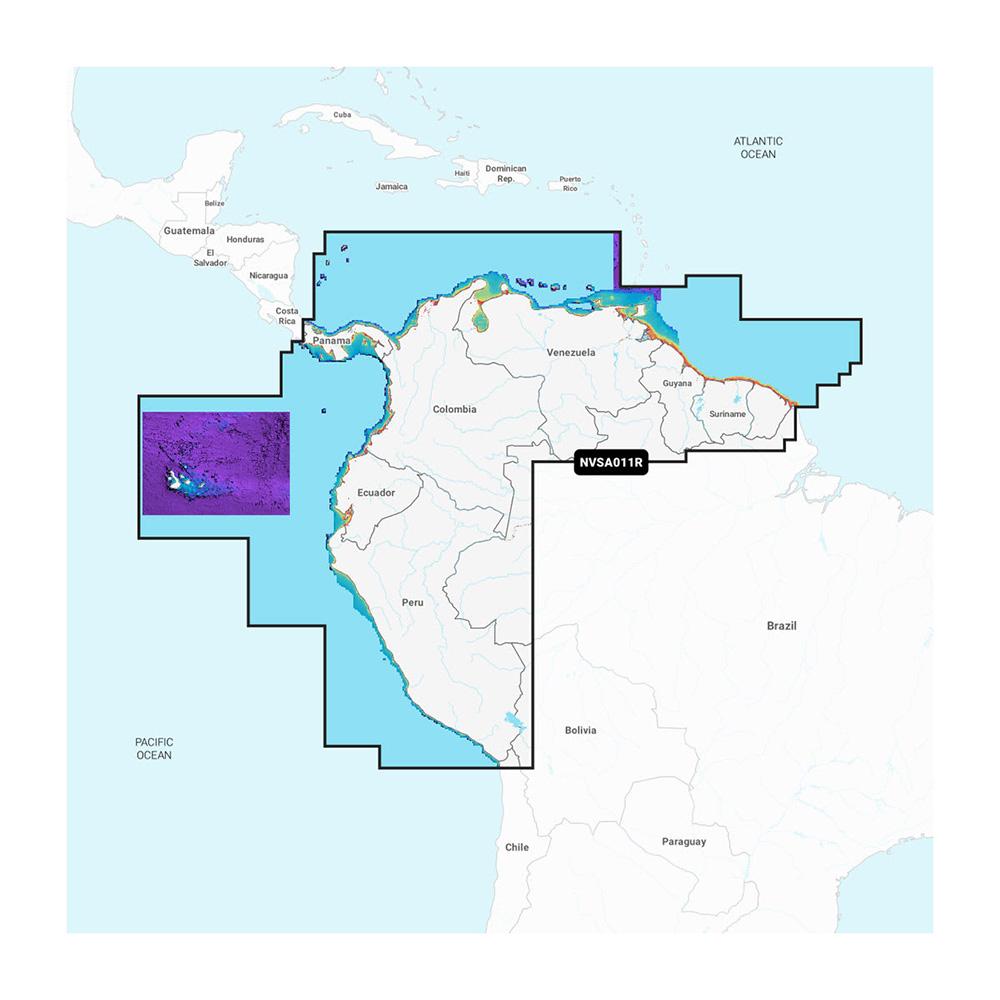 GARMIN 010-C1452-00 Navionics Vision+ NVSA011R South America (North) - High quality product image showing GARMIN 010-C1452-00 Navionics Vision+ NVSA011R South America (North) details and features