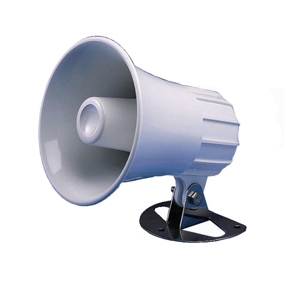 STANDARD HORIZON 220SW 4.5 INCH ROUND HAILER/PA HORN - WHITE - The Twister Group Tools product