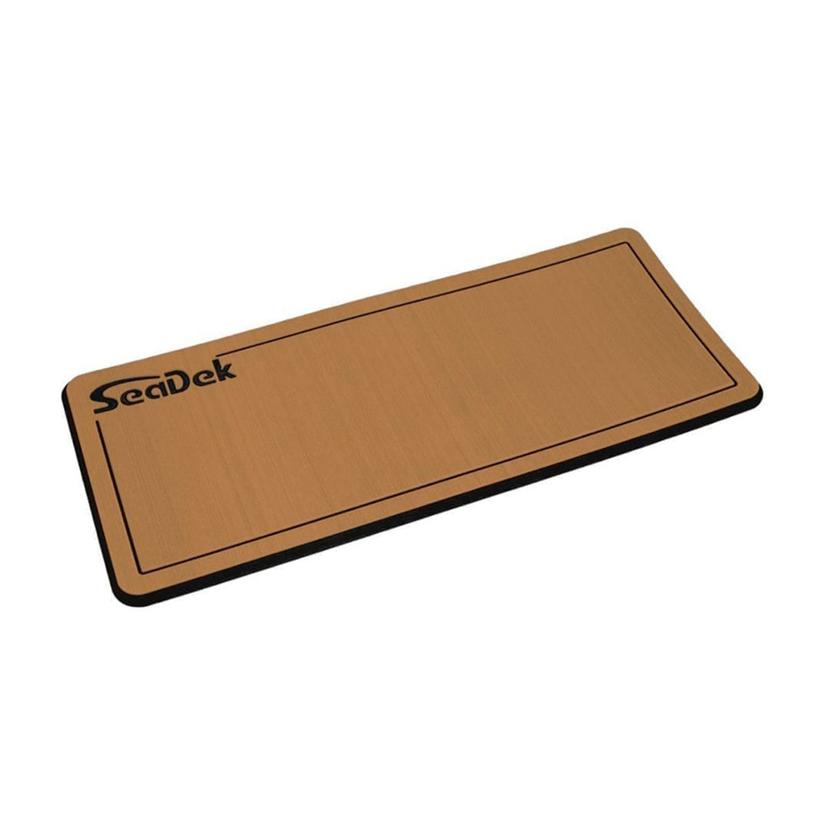 SEADEK 37925-80327 14 INCH x 36 INCH 20mm Dual Density Small Helm Pad w/Logo - Brushed Texture - Mocha/Black (355.6mm x 914.4mm x 20mm)