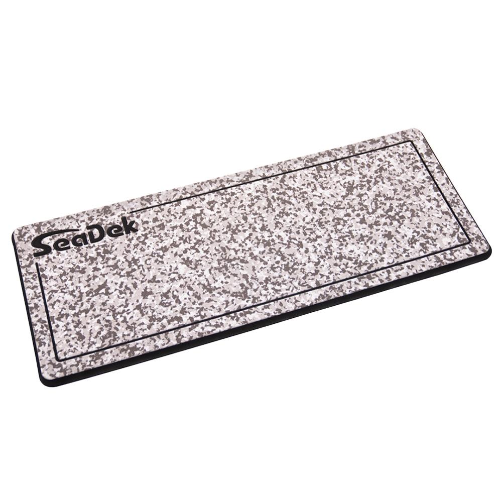 SEADEK 37926-83699 16 INCH x 39 INCH 20mm Dual Density Large Helm Pad w/Logo - Brushed Texture - Snow Camo/Black (406.4mm x 990.6mm x 20mm) - High quality product image showing SEADEK 37926-83699 16 INCH x 39 INCH 20mm Dual Density Large Helm Pad w/Logo - Brushed Texture - Snow Camo/Black (406.4mm x 990.6mm x 20mm) details and features
