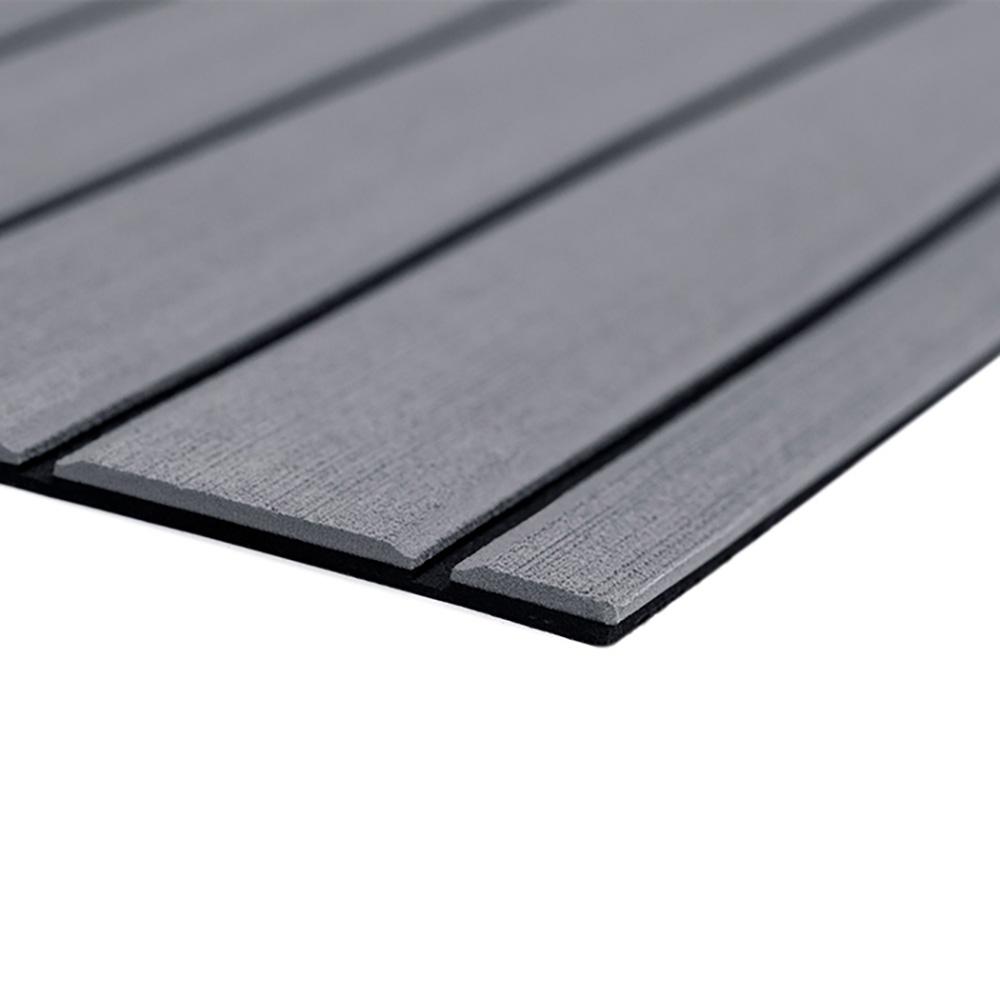 SEADEK 32279-80066 40 INCH x 80 INCH 6mm Teak Full Sheet - Brushed Texture - Storm Grey/Black (1016mm x 2032mm x 6mm) - High quality product image showing SEADEK 32279-80066 40 INCH x 80 INCH 6mm Teak Full Sheet - Brushed Texture - Storm Grey/Black (1016mm x 2032mm x 6mm) details and features
