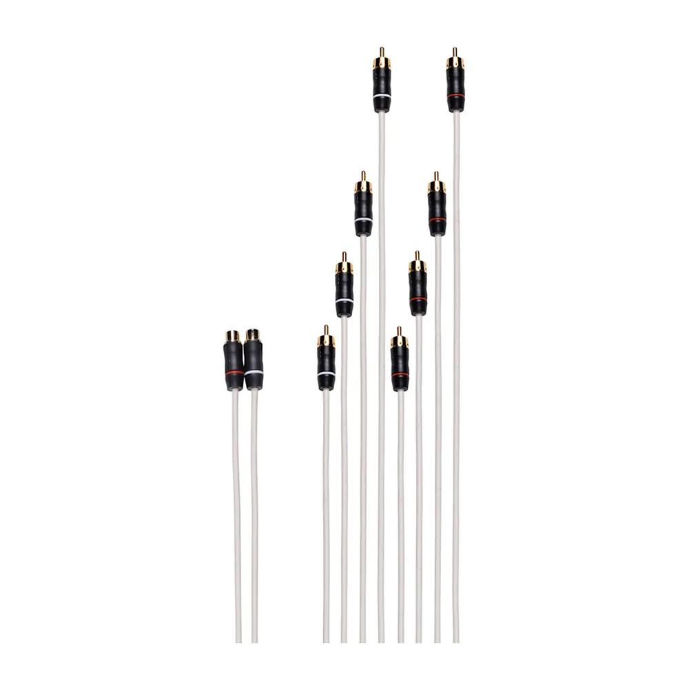 FUSION 010-13356-00 Performance RCA Cable - Dual Female to 8-Way Male - High quality product image showing FUSION 010-13356-00 Performance RCA Cable - Dual Female to 8-Way Male details and features