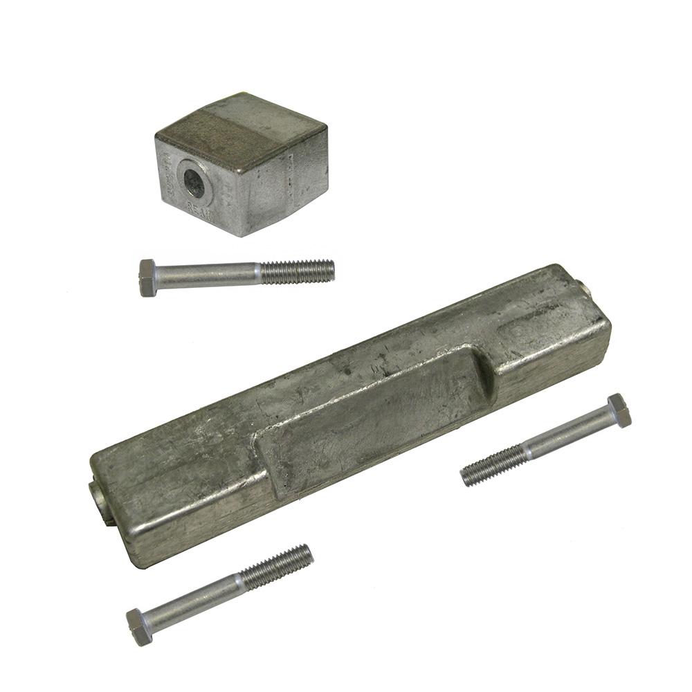 PERFORMANCE METALS 10221A Bombardier Johnson/Evinrude 90-225HP 1991 & Later Complete Anode Kit - Aluminum - High quality product image showing PERFORMANCE METALS 10221A Bombardier Johnson/Evinrude 90-225HP 1991 & Later Complete Anode Kit - Aluminum details and features