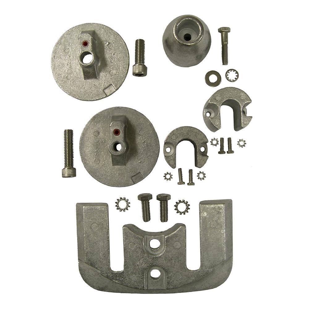 PERFORMANCE METALS 10165A Mercruiser Bravo 3 (2004 & Later) Complete Anode Kit - Aluminum - High quality product image showing PERFORMANCE METALS 10165A Mercruiser Bravo 3 (2004 & Later) Complete Anode Kit - Aluminum details and features