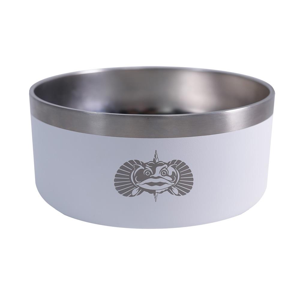TOADFISH 1052 Non-Tipping Dog Bowl - White - The Twister Group Tools product