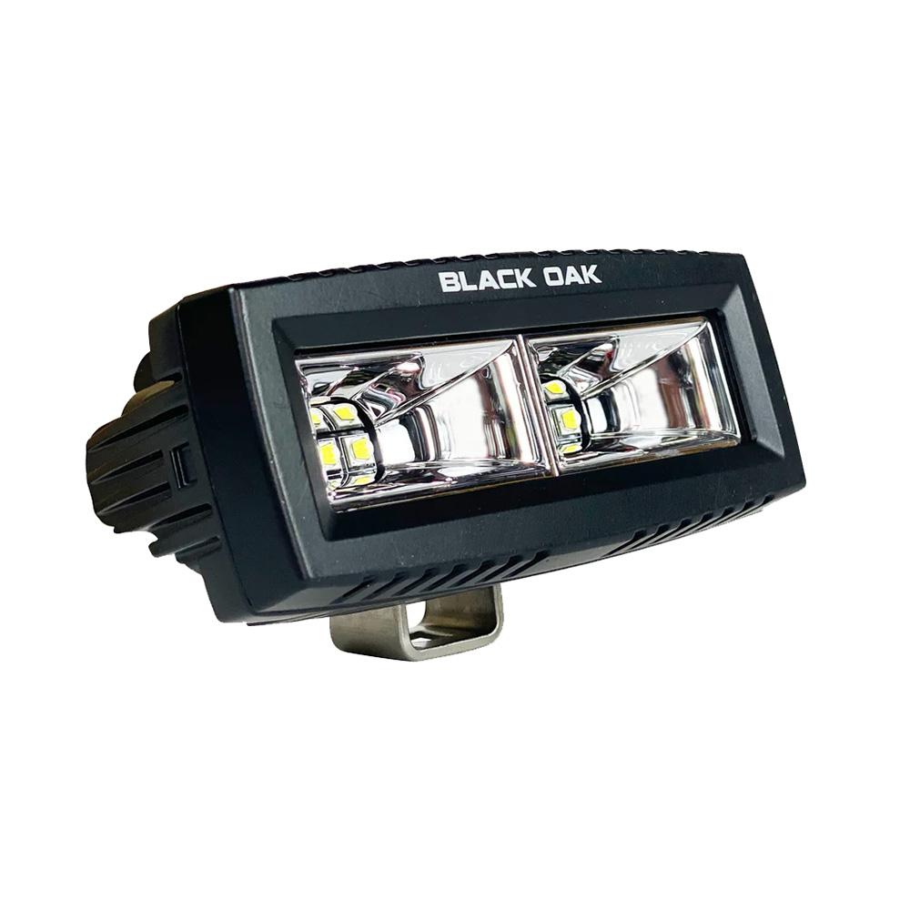 BLACK OAK 4BMS-S 4 INCH Marine Spreader Light Flood Scene LED Pro Series 3.0 - Black - High quality product image showing BLACK OAK 4BMS-S 4 INCH Marine Spreader Light Flood Scene LED Pro Series 3.0 - Black details and features
