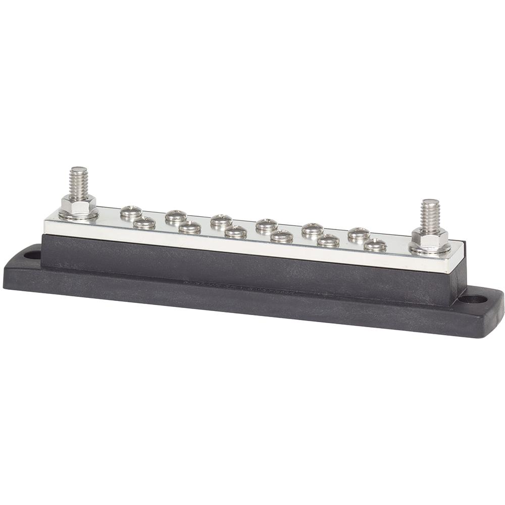 BLUE SEA 2105 MAXIBUS 250 AMPERE COMMON BUSBARS 12 X #10 TERMINAL SCREWS - High quality product image showing BLUE SEA 2105 MAXIBUS 250 AMPERE COMMON BUSBARS 12 X #10 TERMINAL SCREWS details and features