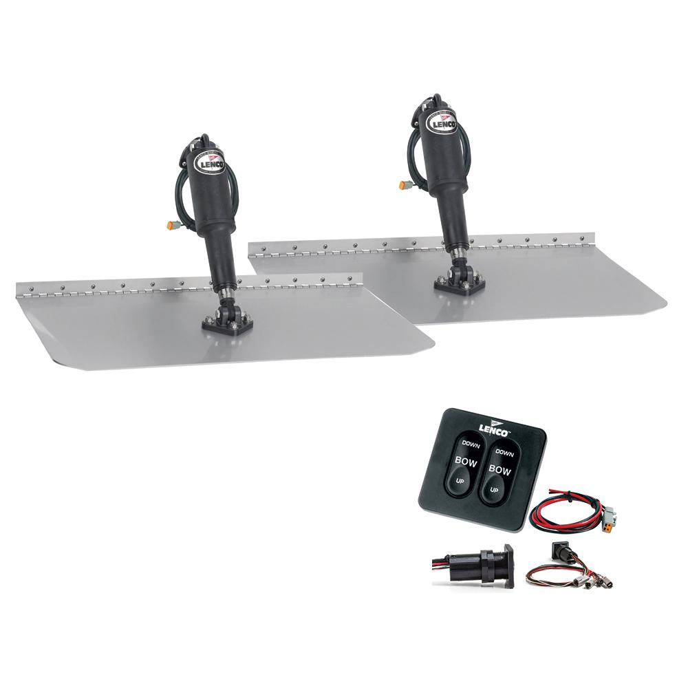 LENCO 15105-102 12 INCHX12 INCH STANDARD TRIM TAB KIT WITH STANDARD TACTILE SWITCH 12V - The Twister Group Tools product