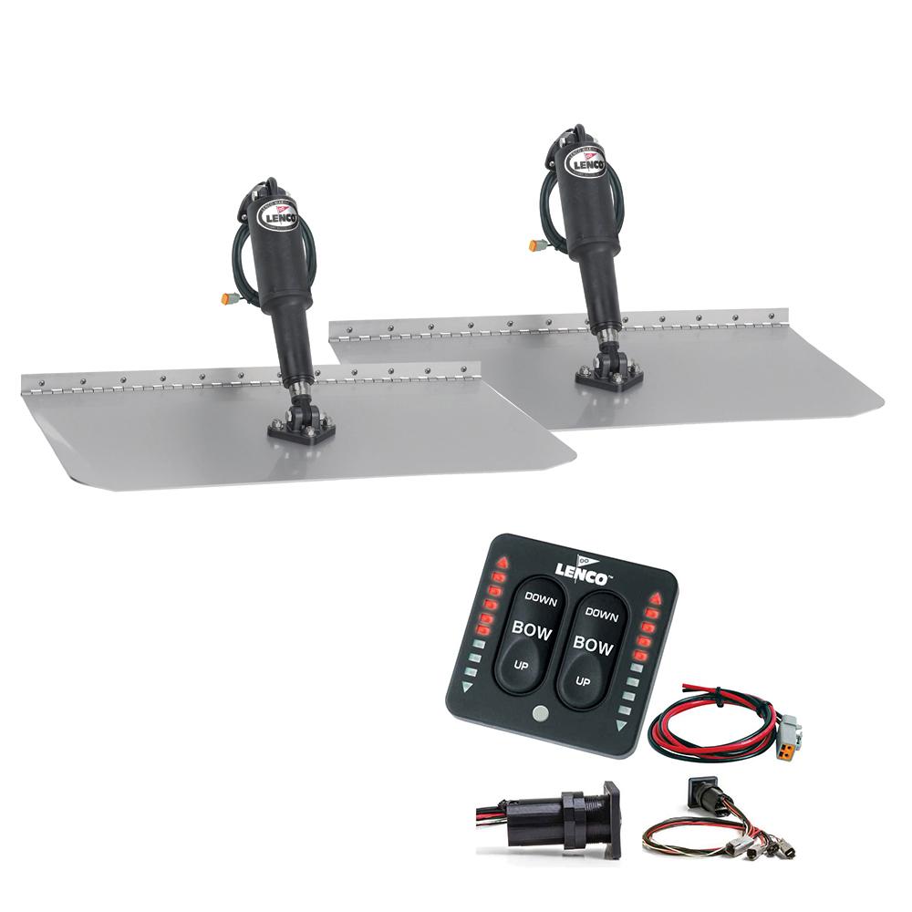 LENCO 15109-103 12 INCH X 12 INCH STANDARD TRIM TAB KIT WITH LED INDICATOR SWITCH KIT 12V - The Twister Group Tools product