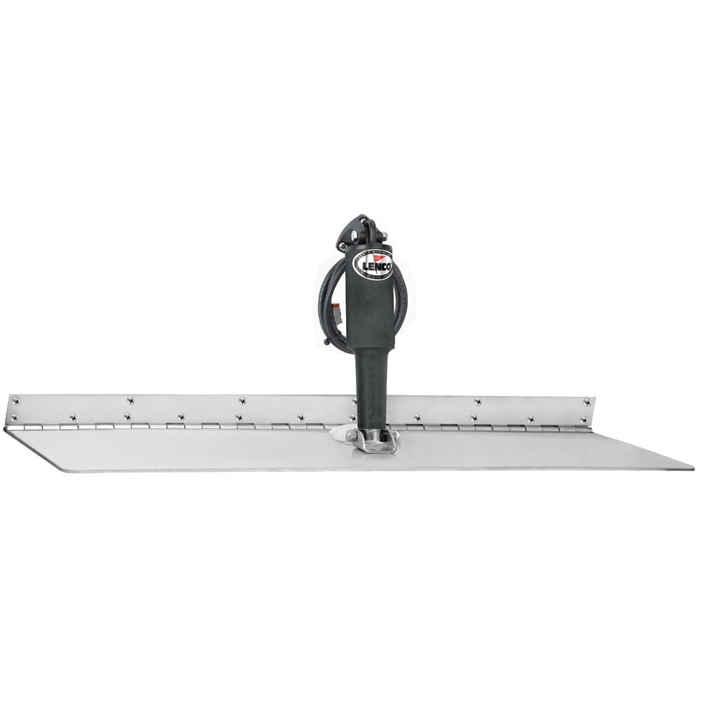 LENCO 15028-101 12 INCH X 30 INCH 24V SUPER STRONG TRIM TAB KIT W/O SWITCH KIT - High quality product image showing LENCO 15028-101 12 INCH X 30 INCH 24V SUPER STRONG TRIM TAB KIT W/O SWITCH KIT details and features