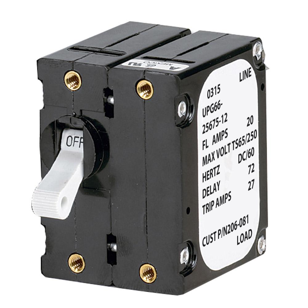PANELTRONICS 206-078S AFT FRAME MAGNETIC CIRCUIT BREAKER - 5 AMPS - DOUBLE POLE - High quality product image showing PANELTRONICS 206-078S AFT FRAME MAGNETIC CIRCUIT BREAKER - 5 AMPS - DOUBLE POLE details and features