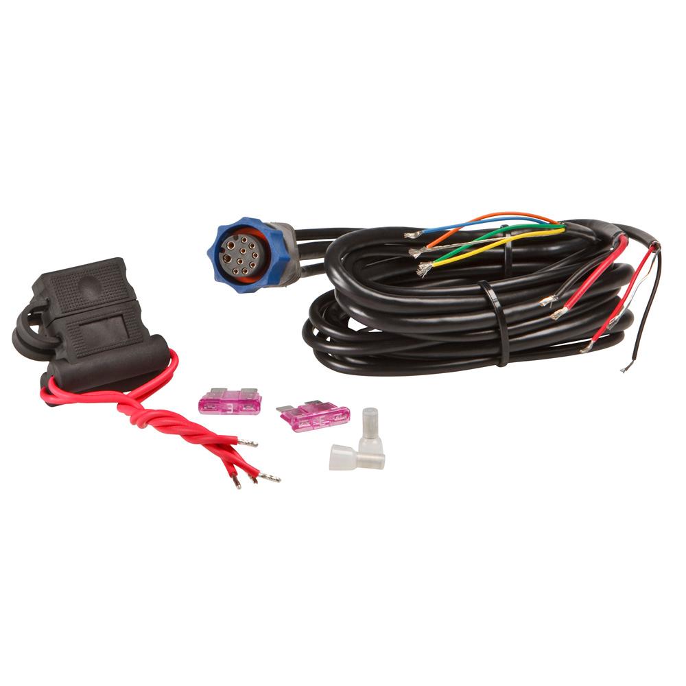 LOWRANCE 000-0127-08 PC-27BL POWER CABLE WITH NMEA - Product image
