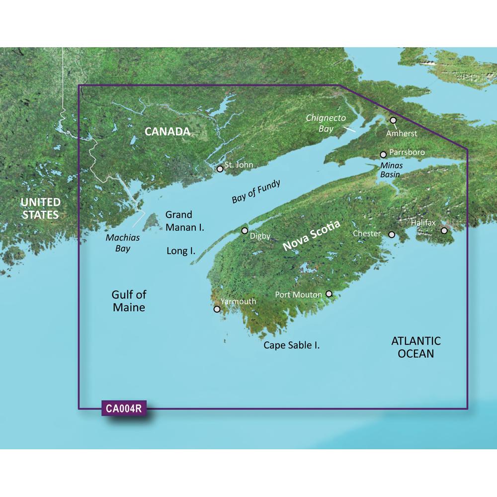GARMIN 010-C0690-00 BLUECHART G2 VISION HD - VCA004R - BAY OF FUNDY - MICROSD;/SD - High quality product image showing GARMIN 010-C0690-00 BLUECHART G2 VISION HD - VCA004R - BAY OF FUNDY - MICROSD;/SD details and features