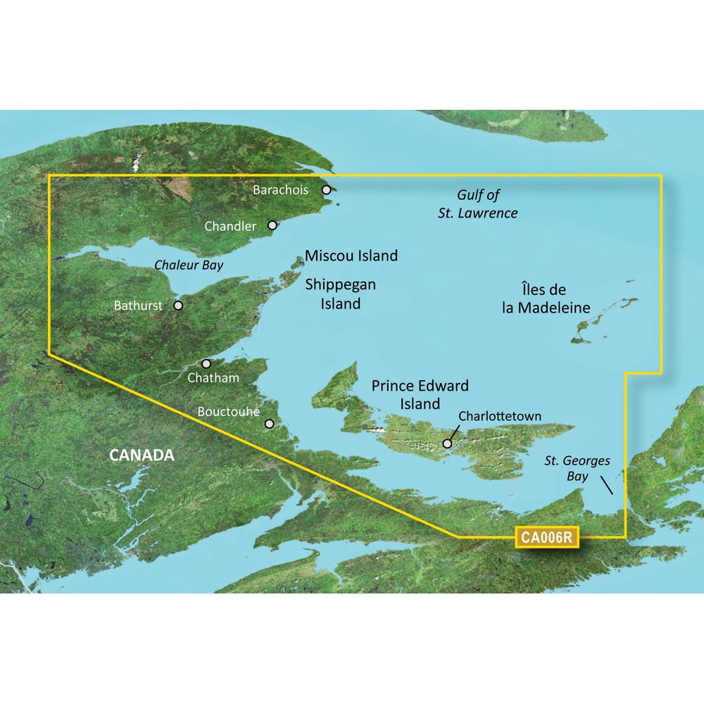 GARMIN 010-C0692-00 BLUECHART G2 VISION HD - VCA006R - P.E.I. TO CHALEUR BAY - SD CARD - High quality product image showing GARMIN 010-C0692-00 BLUECHART G2 VISION HD - VCA006R - P.E.I. TO CHALEUR BAY - SD CARD details and features