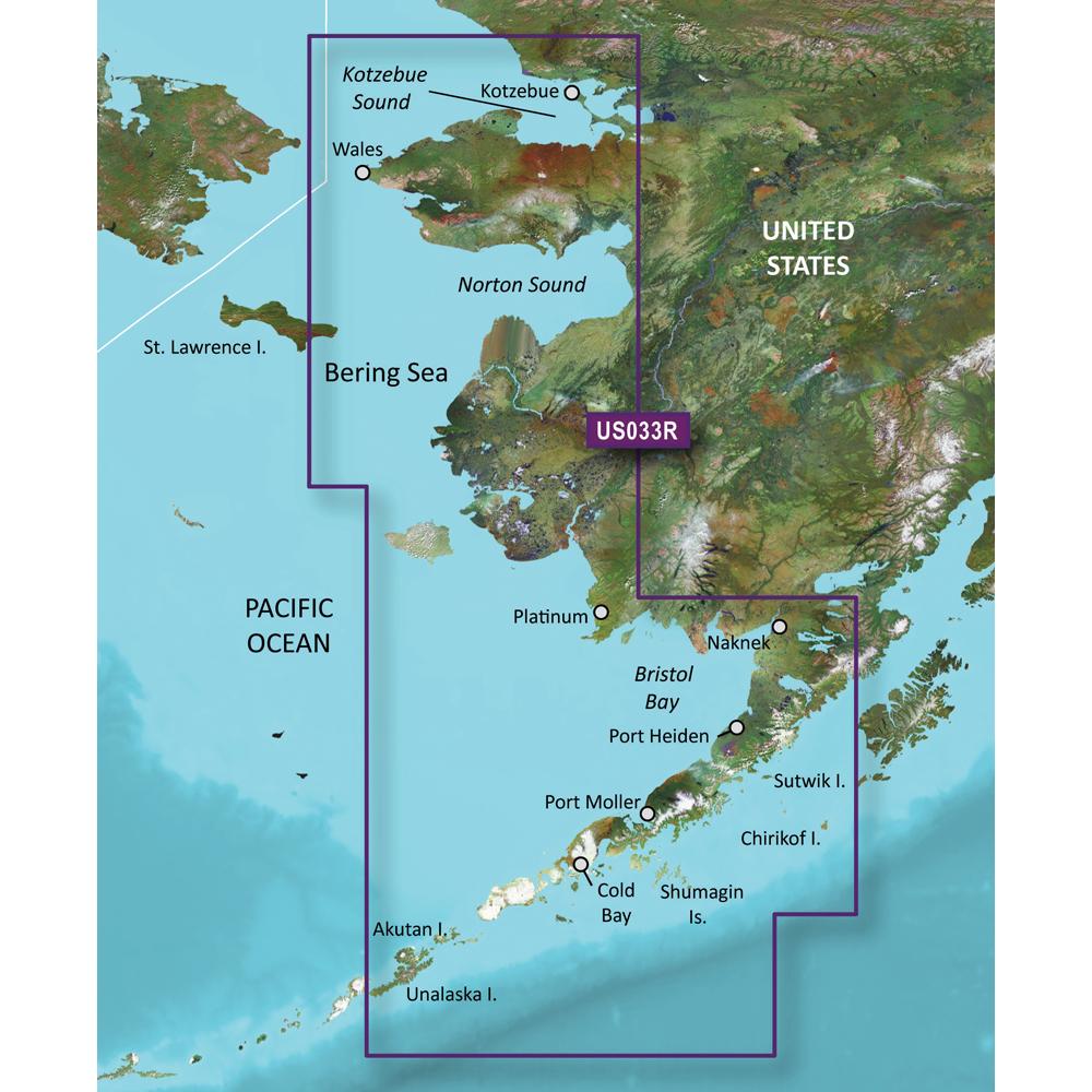 GARMIN 010-C0734-00 BLUECHART G2 VISION HD - VUS033R - BRISTOL BAY - KOTZEBUE SND. - MICROSD/SD - The Twister Group Tools product