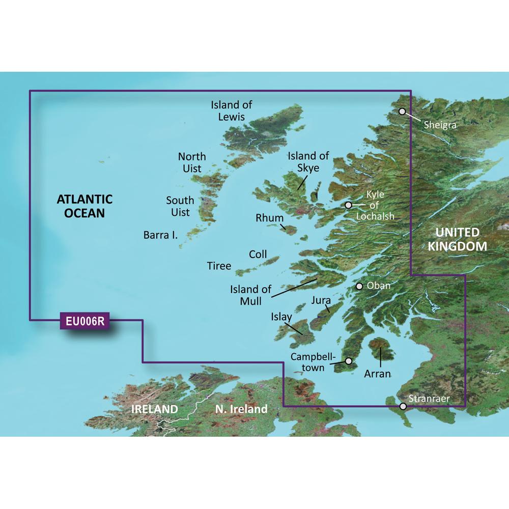 GARMIN 010-C0765-00 BLUECHART G2 VISION HD - VEU006R - SCOTLAND, WEST COAST - MICROSD;/SD - The Twister Group Tools product