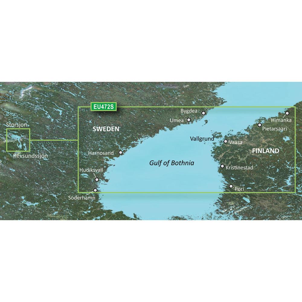 GARMIN 010-C0816-00 BLUECHART G2 VISION HD - VEU472S - GULF OF BOTHNIA, CENTER - MICROSD;/SD - High quality product image showing GARMIN 010-C0816-00 BLUECHART G2 VISION HD - VEU472S - GULF OF BOTHNIA, CENTER - MICROSD;/SD details and features