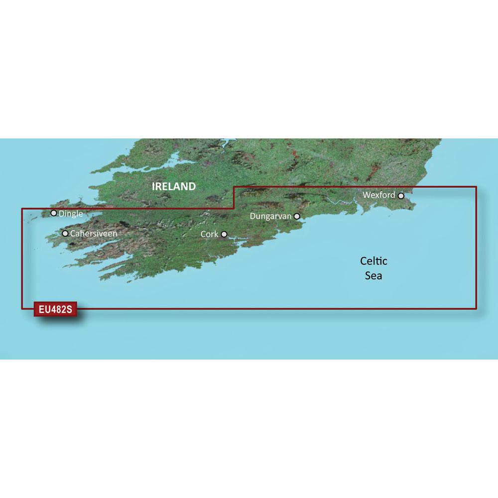 GARMIN 010-C0826-00 BLUECHART G2 VISION HD - VEU482S - WEXFORD TO DINGLE BAY - MICROSD;/SD - The Twister Group Tools product