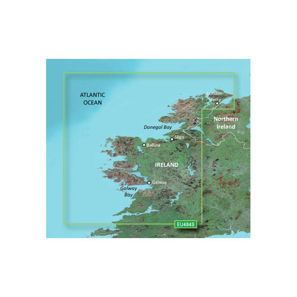 GARMIN 010-C0828-00 BLUECHART G2 VISION HD - VEU484S - IRELAND NORTH-WEST - MICROSD;/SD - High quality product image showing GARMIN 010-C0828-00 BLUECHART G2 VISION HD - VEU484S - IRELAND NORTH-WEST - MICROSD;/SD details and features