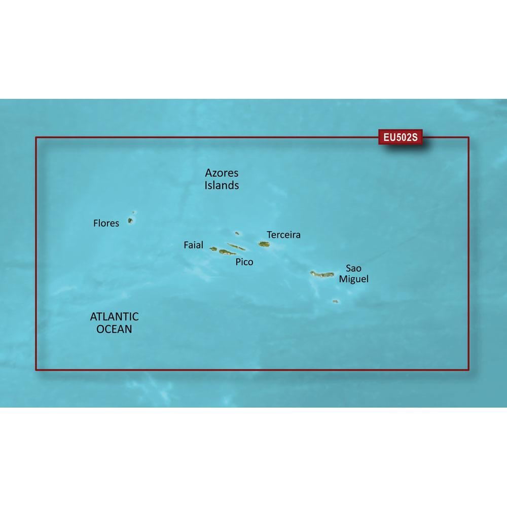 GARMIN 010-C0846-00 BLUECHART G2 VISION HD - VEU502S - AZORES ISLANDS - MICROSD;/SD - High quality product image showing GARMIN 010-C0846-00 BLUECHART G2 VISION HD - VEU502S - AZORES ISLANDS - MICROSD;/SD details and features