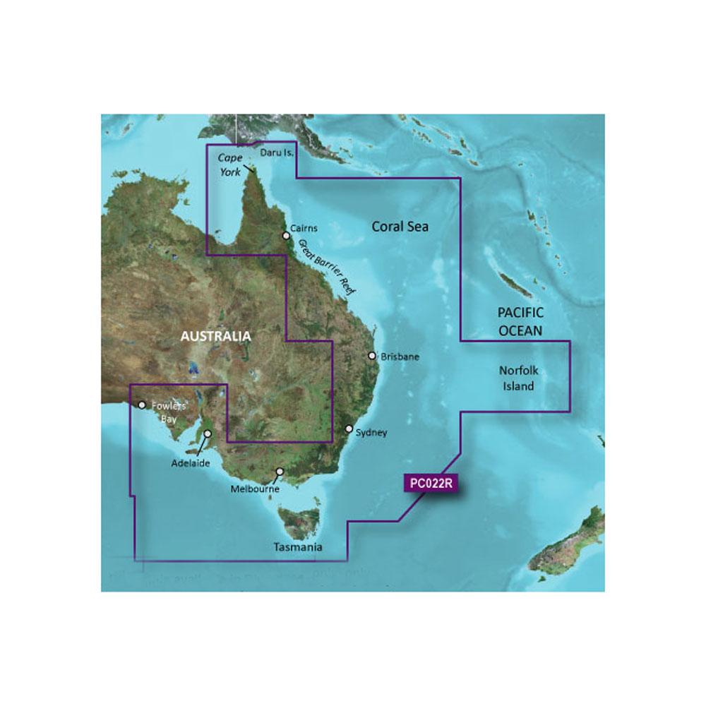 GARMIN 010-C0756-00 BLUECHART G2 VISION HD - VPC022R - EAST COAST AUSTRALIA - MICROSD/SD - The Twister Group Tools product