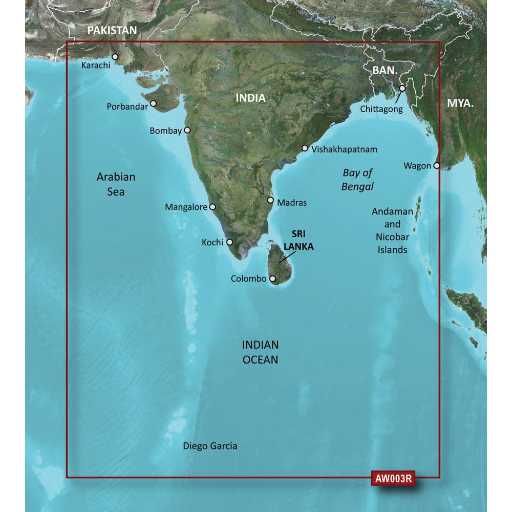 GARMIN 010-C0755-00 BLUECHART G2 VISION HD - VAW003R - INDIAN SUBCONTINENT - MICROSD/SD - High quality product image showing GARMIN 010-C0755-00 BLUECHART G2 VISION HD - VAW003R - INDIAN SUBCONTINENT - MICROSD/SD details and features