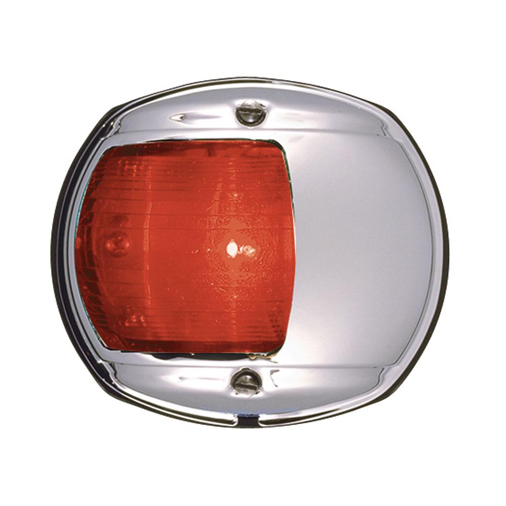PERKO 0170MP0DP3 LED SIDE LIGHT - RED - 12V - CHROME PLATED HOUSING - High quality product image showing PERKO 0170MP0DP3 LED SIDE LIGHT - RED - 12V - CHROME PLATED HOUSING details and features
