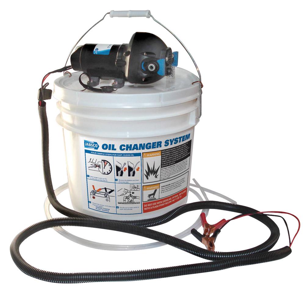 JABSCO 17850-1012 DIY OIL CHANGE SYSTEM WITH PUMP & 3.5 GALLON BUCKET - The Twister Group Tools product