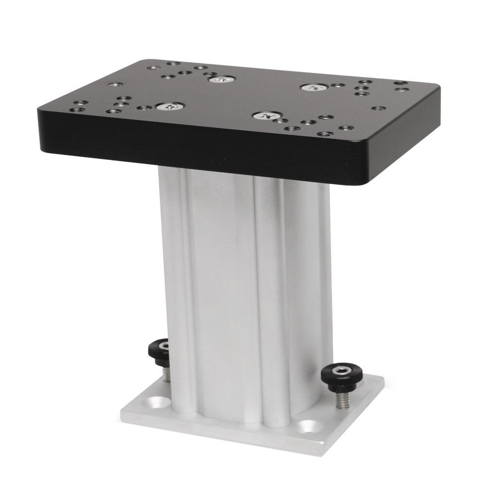 CANNON 1904031 ALUMINUM FIXED BASE DOWNRIGGER PEDESTAL - 6 INCH - The Twister Group Tools product