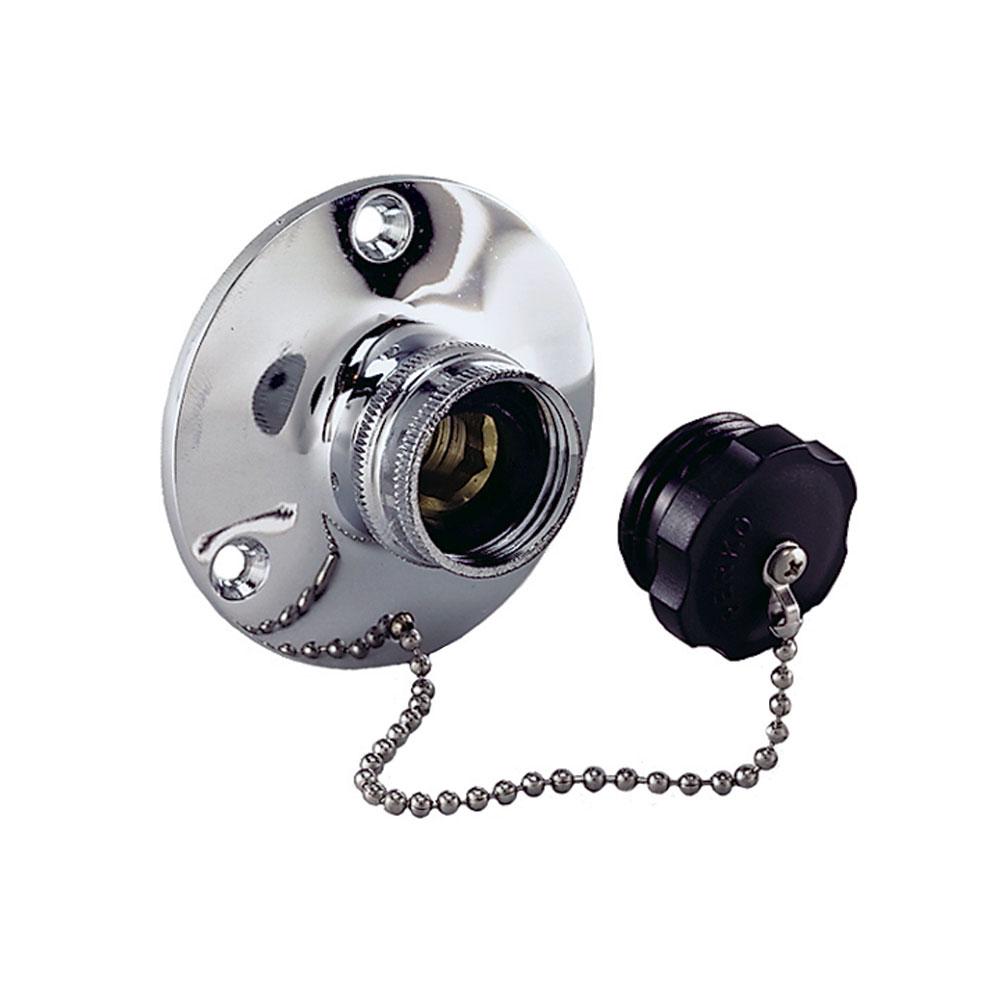 PERKO 0499DP0CHR WATER INLET FITTING WITH PLUG - High quality product image showing PERKO 0499DP0CHR WATER INLET FITTING WITH PLUG details and features