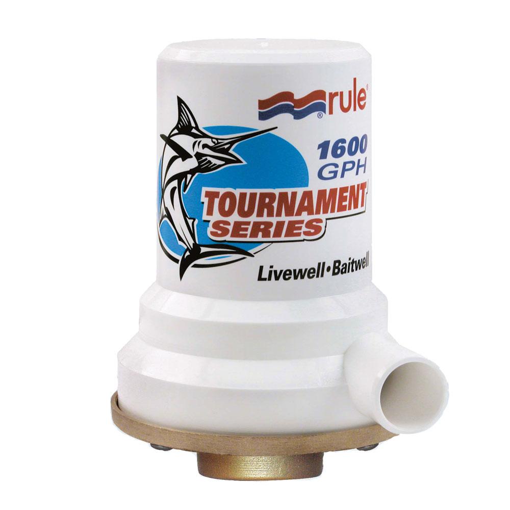 RULE 209B TOURNAMENT SERIES BRONZE BASE 1600 GPH LIVEWELL PUMP - High quality product image showing RULE 209B TOURNAMENT SERIES BRONZE BASE 1600 GPH LIVEWELL PUMP details and features